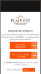 Mobile Screenshot of plaimont.com